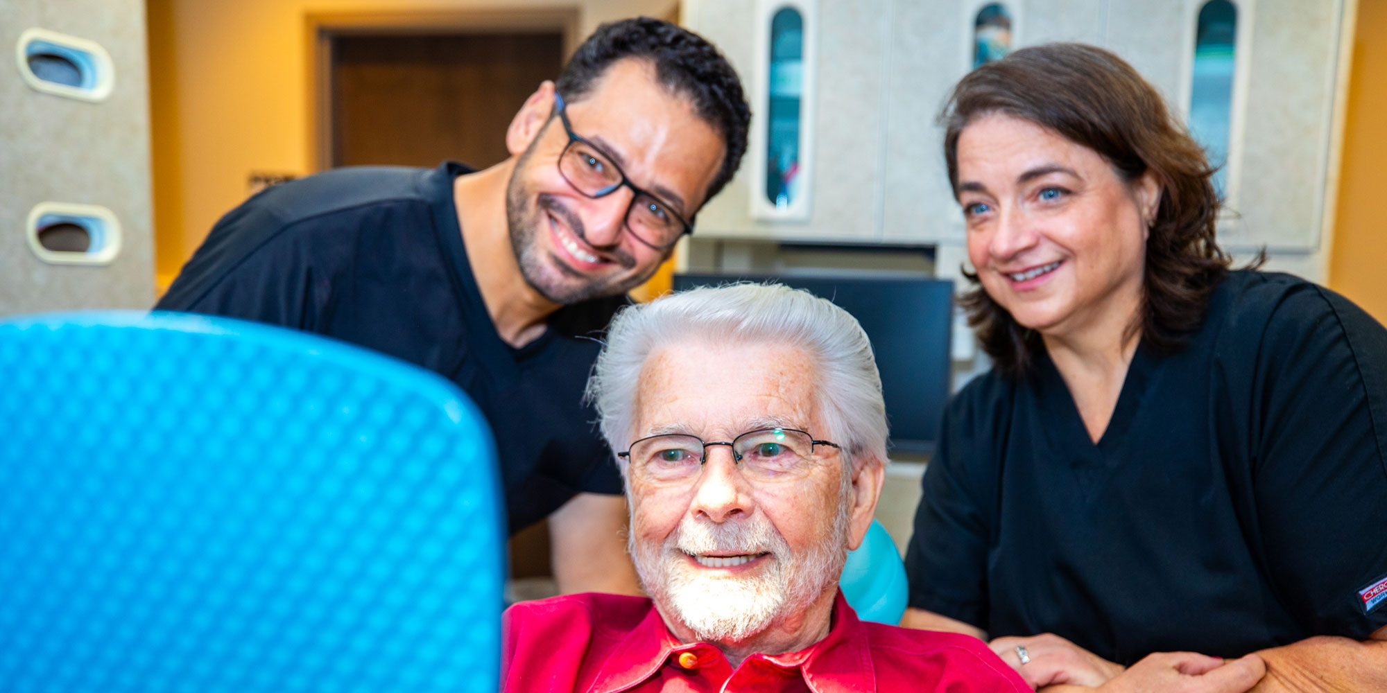 patient smiling confidently after their dental procedure